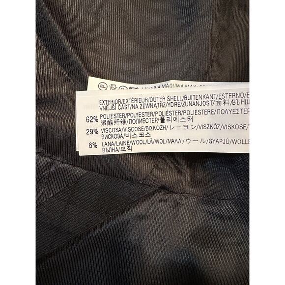 Zara Trafaluc Blazer Navy Green Plaid Cropped Medium - Picture 5 of 8